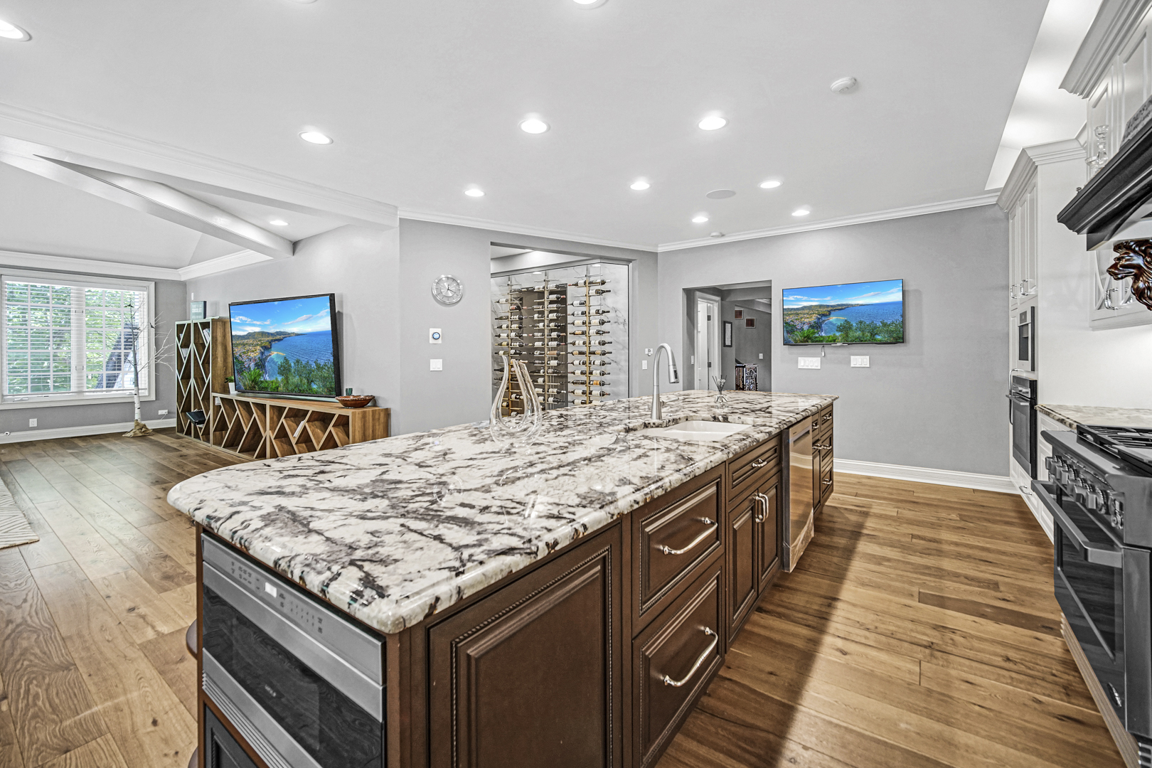 2800 Orange Brace Road Riverwoods, IL 60015 - Photo 10 of 41 a kitchen with sink and stove