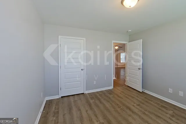 wooden floor in an empty room