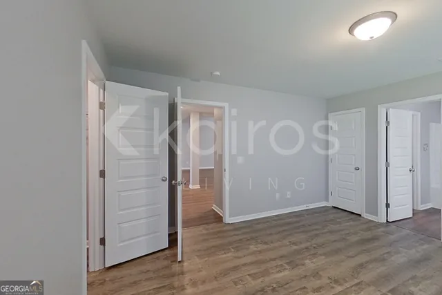 wooden floor in an empty room