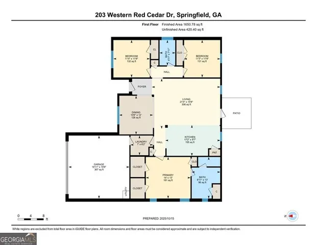 $1,995 | 203 Western Red Cedar Drive, Springfield, GA 31329