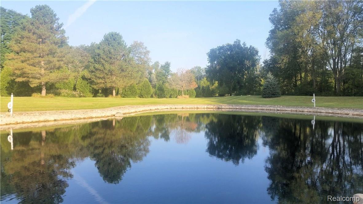 8550 Hough Road Almont, MI 48003 - Photo 10 of 54 Heart Shaped Pond from Aerial View