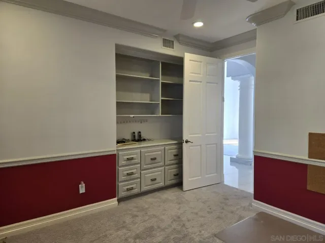 a view of empty room