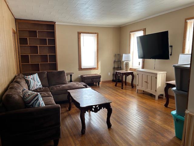 12884 State Rte 27 Grand Valley, PA 16420 - Photo 3 of 20 a living room with furniture and a flat screen tv