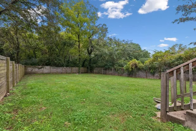 a view of a house with a outdoor space