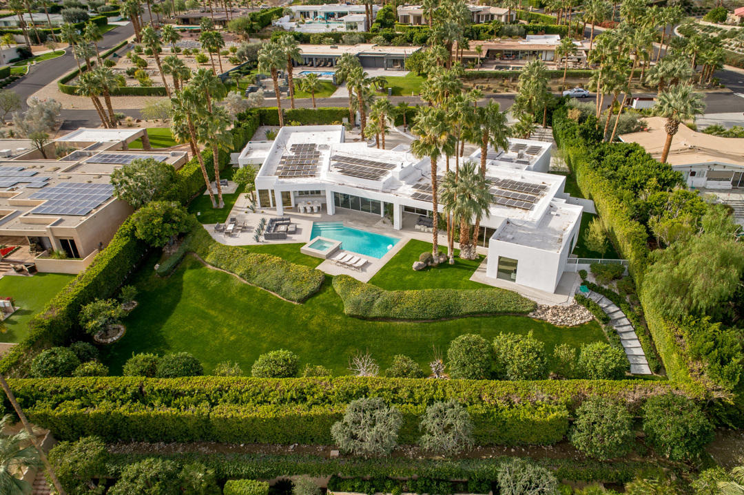 70288 Pecos Road Rancho Mirage, CA 92270 - Photo 3 of 76 an aerial view of a house with a yard