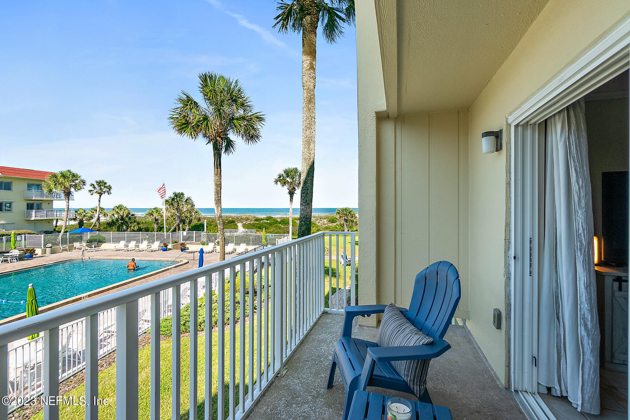 1 Ocean Trace Road, Unit 242 St. Augustine, FL 32080 - Photo 11 of 42 a view of a balcony with chairs