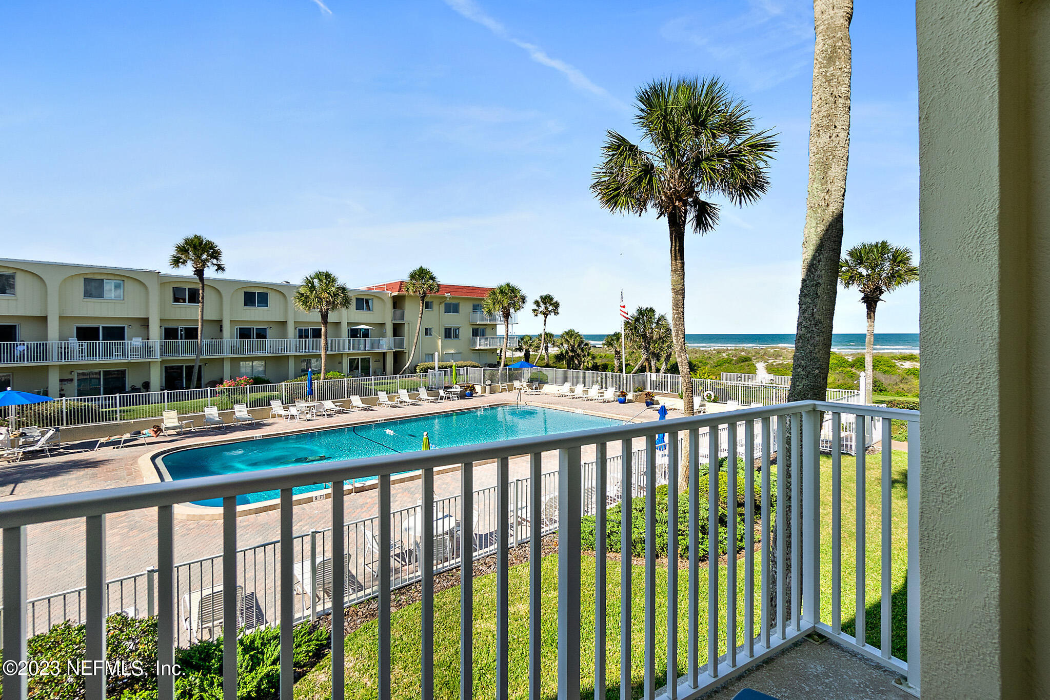 1 Ocean Trace Road, Unit 242 St. Augustine, FL 32080 - Photo 10 of 42 a view of a street from a balcony