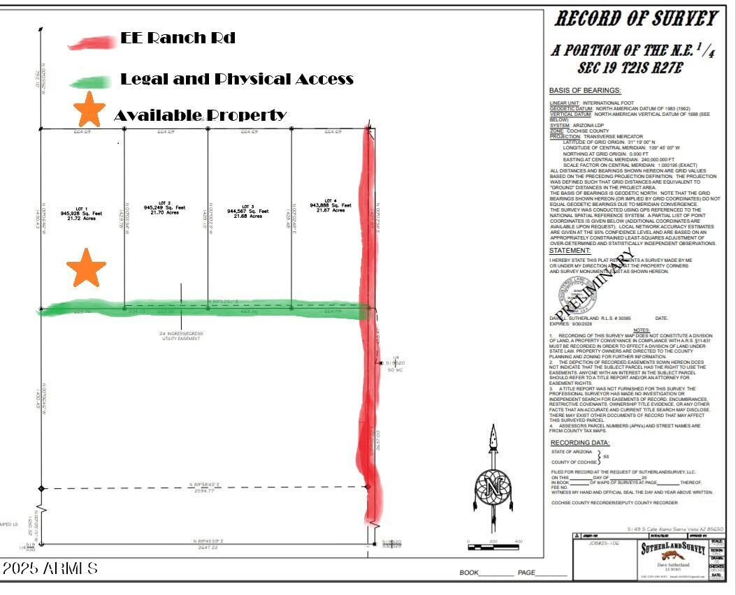 Tbd North Ee Ranch Road, Unit 1/4 McNeal, AZ 85617 - Photo 11 of 11 unknown