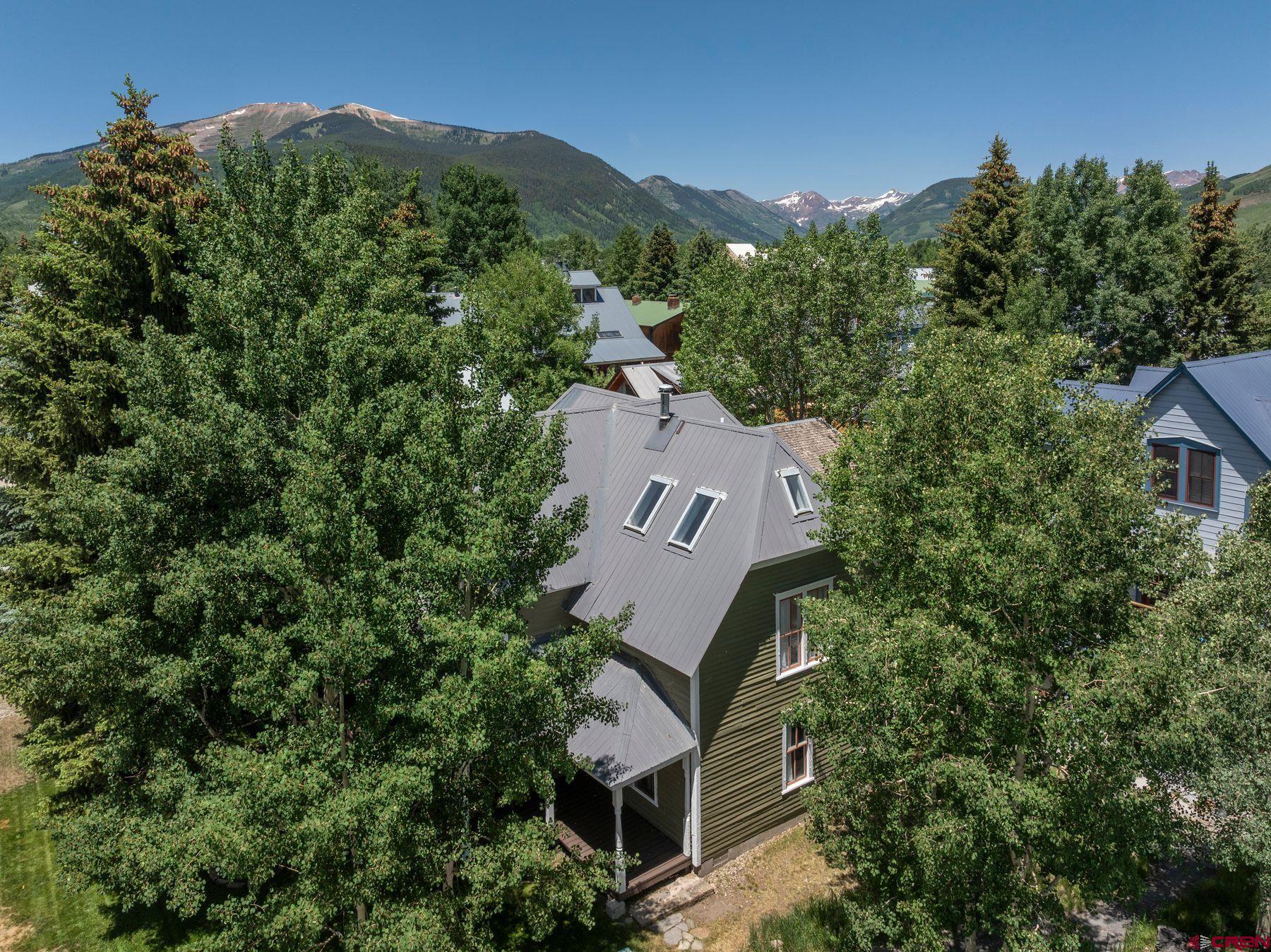 721 Maroon Avenue Crested Butte, CO 81224 - Photo 26 of 31 an aerial view of a house
