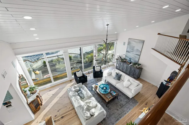 a view of a chairs and table in the patio