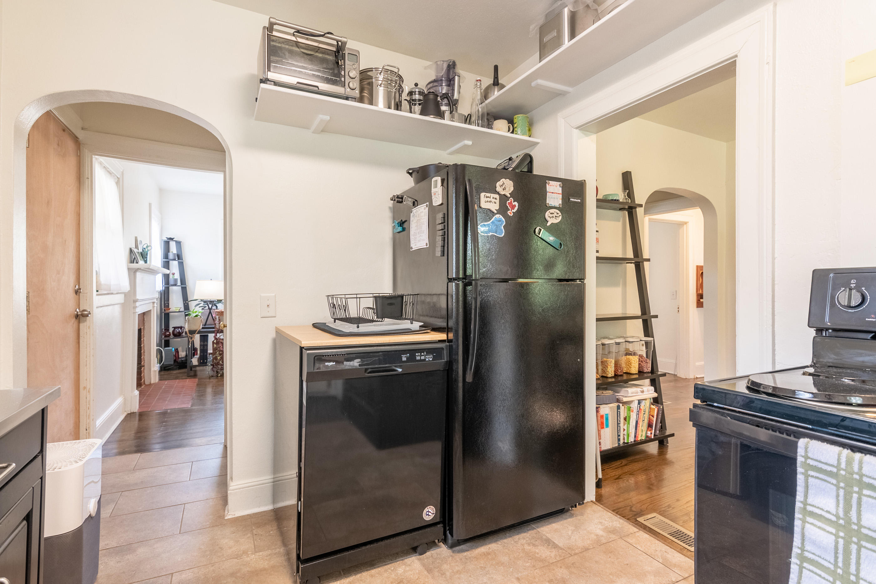 223 Newtown Road Northeast Floyd, VA 24091 - Photo 13 of 44 a kitchen with stainless steel appliances granite countertop a refrigerator and a stove