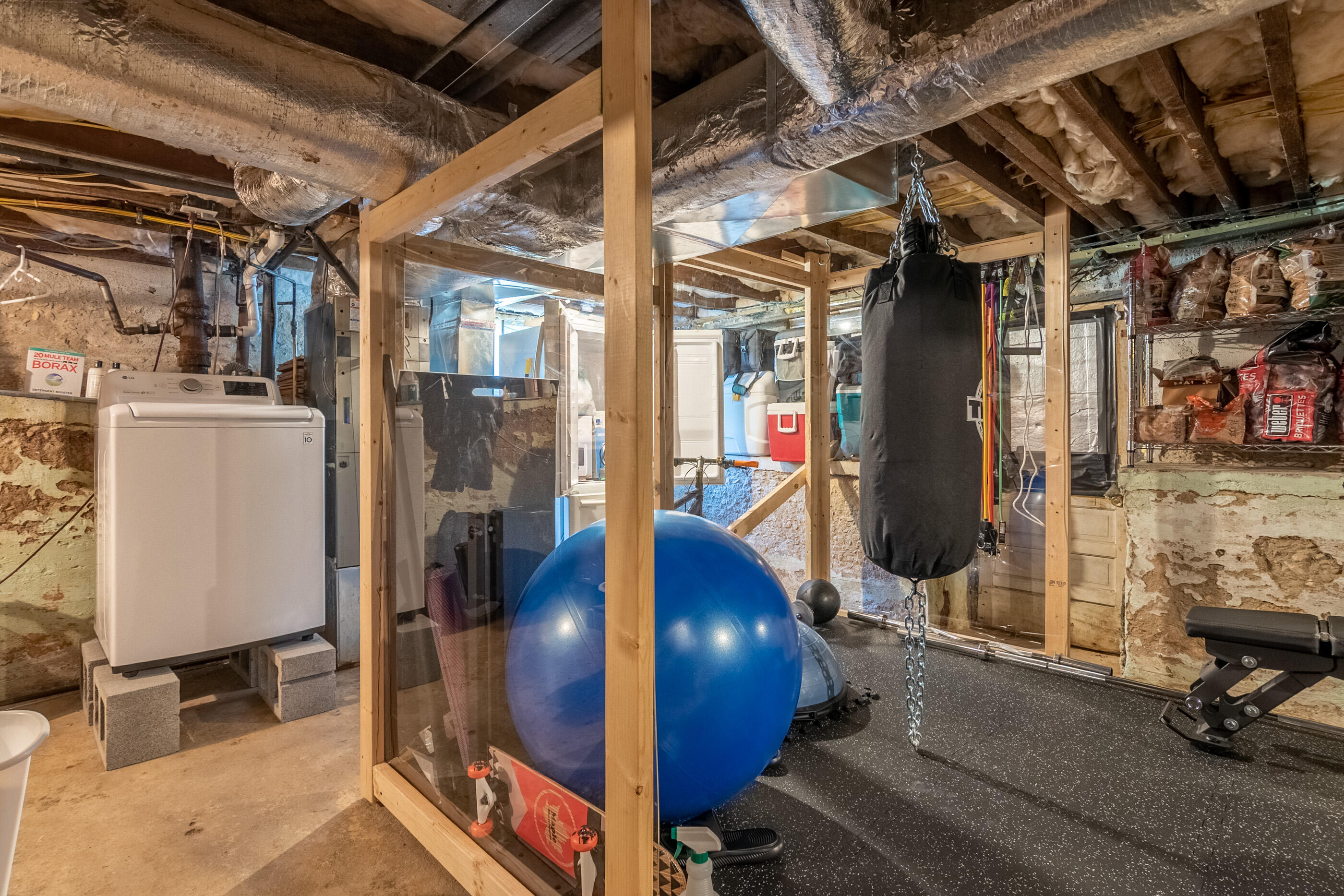 223 Newtown Road Northeast Floyd, VA 24091 - Photo 30 of 44 a view of a room with gym equipment