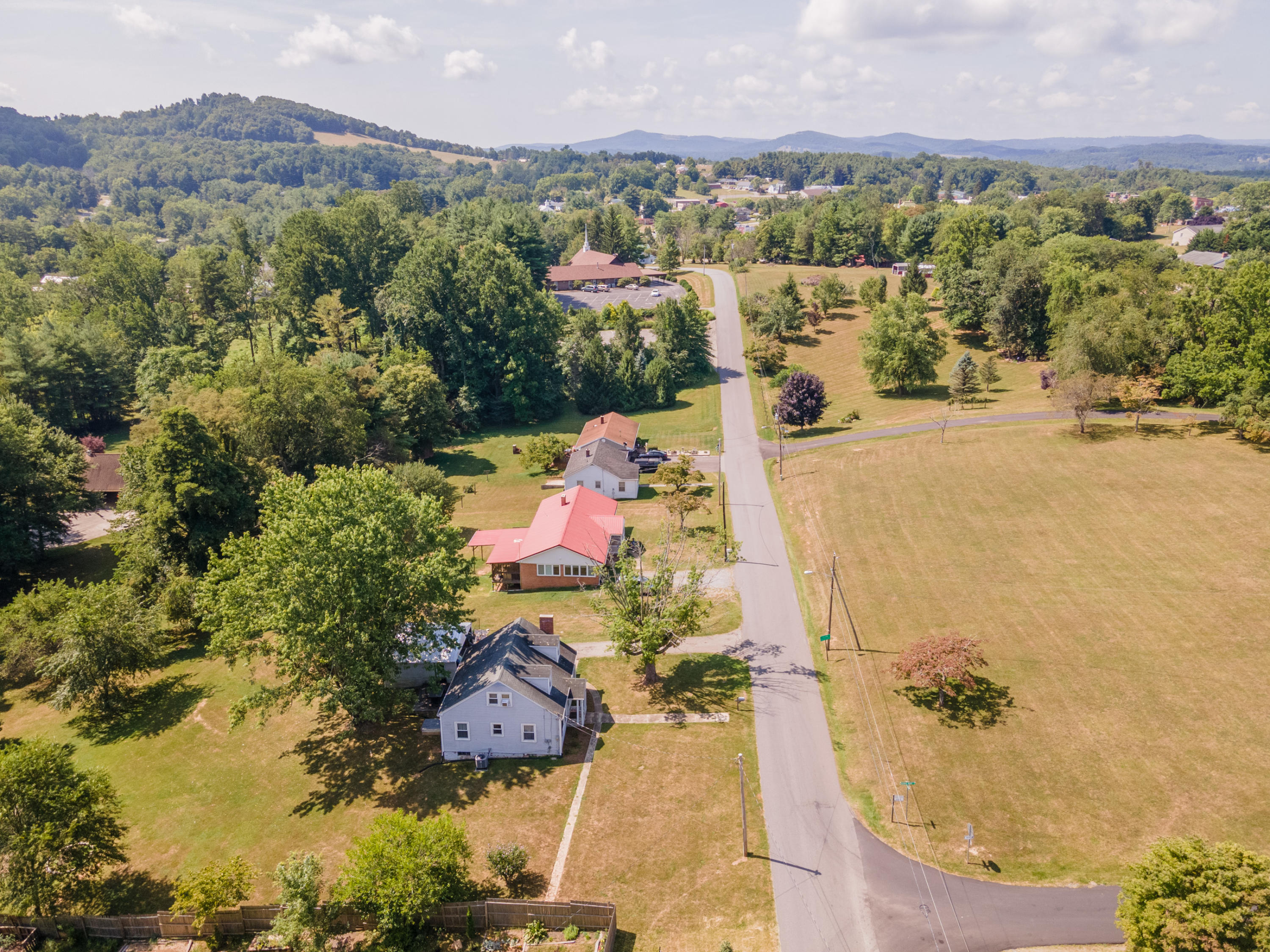 223 Newtown Road Northeast Floyd, VA 24091 - Photo 43 of 44 an aerial view of residential houses with outdoor space