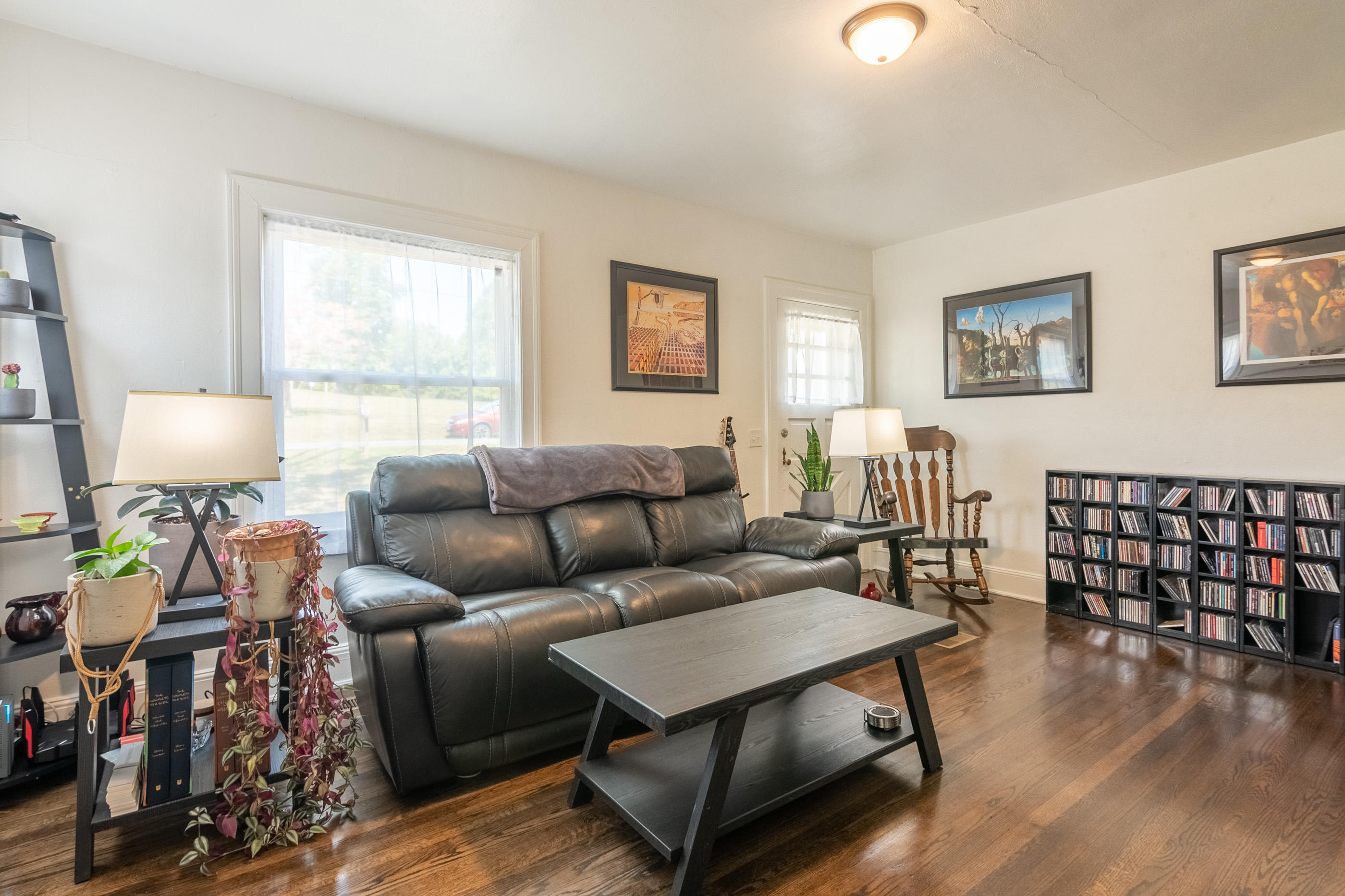 223 Newtown Road Northeast Floyd, VA 24091 - Photo 8 of 44 a living room with furniture a wooden floor and a window