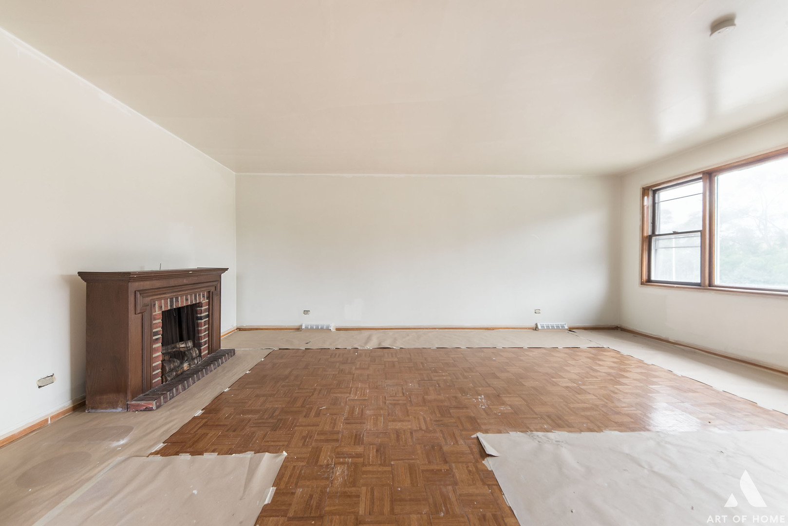 851 Addison Road Addison, IL 60101 - Photo 8 of 25 an empty room with windows and fireplace