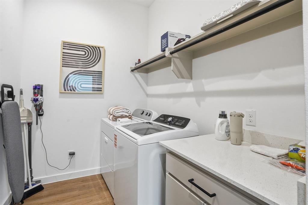 1301 Tillery Court Grapevine, TX 76051 - Photo 15 of 28 a utility room with dryer and washer
