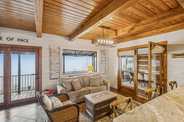 a outdoor living with furniture