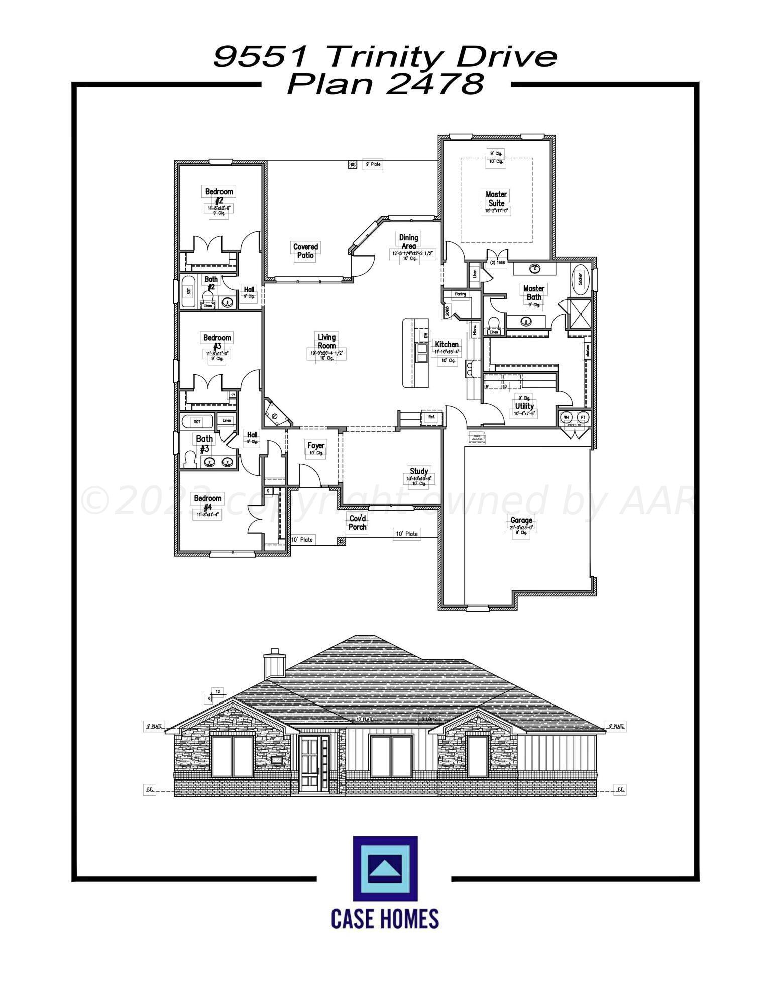 9551 Trinity Drive Amarillo, TX 79119 - Photo 13 of 46 a black and white photo of a black and white photo