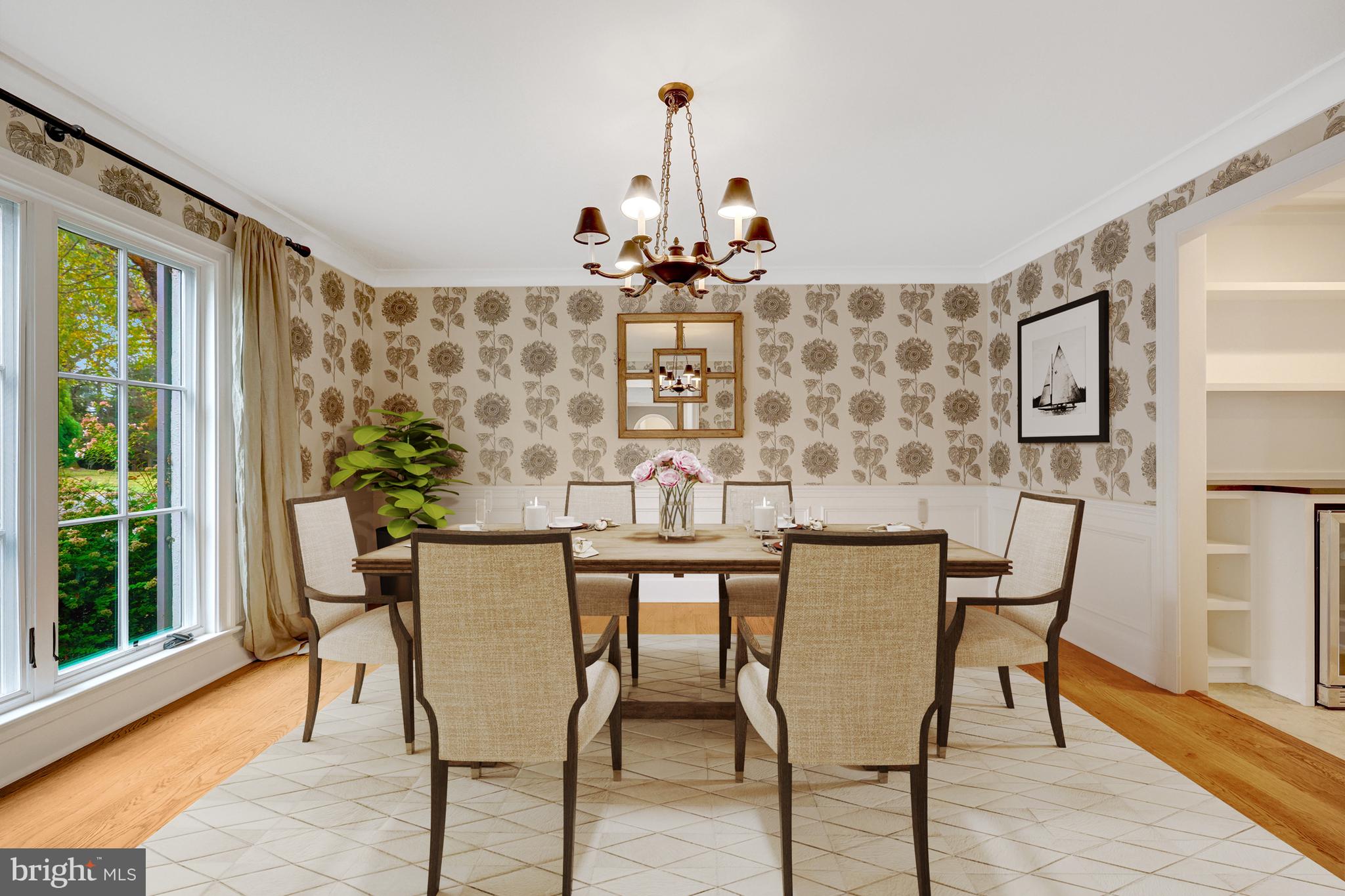 440 Montpelier Road Great Falls, VA 22066 - Photo 11 of 79 a view of a dining room with furniture and window