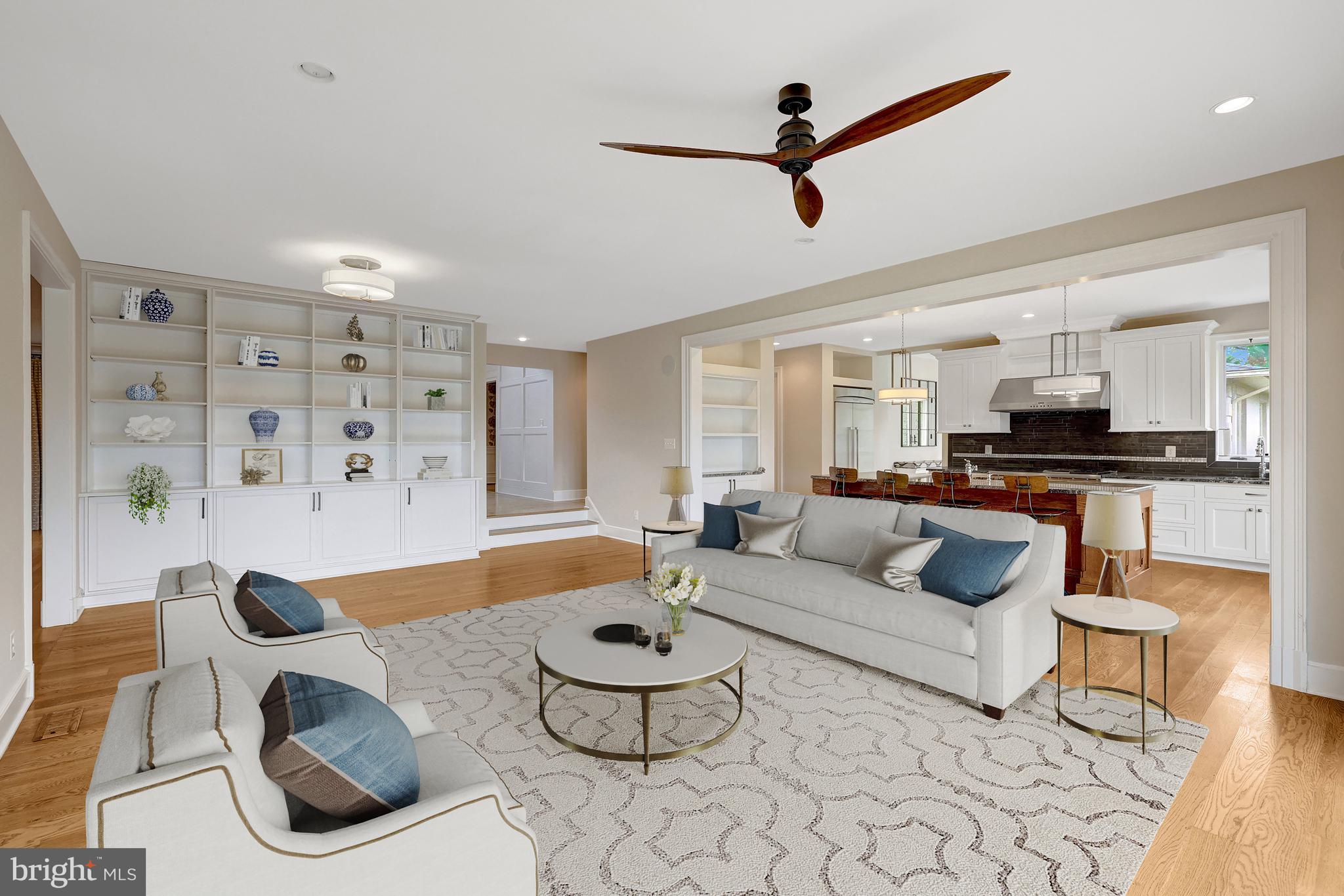 440 Montpelier Road Great Falls, VA 22066 - Photo 23 of 79 a living room with furniture kitchen view and a window