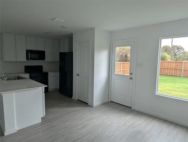 a view of an empty room