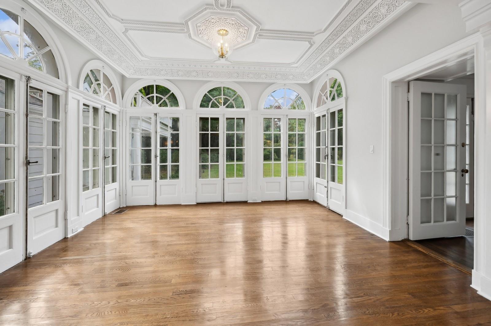45 Durham Road Bronxville, NY 10708 - Photo 12 of 25 View of unfurnished sunroom