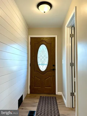 a view of a entryway of a house