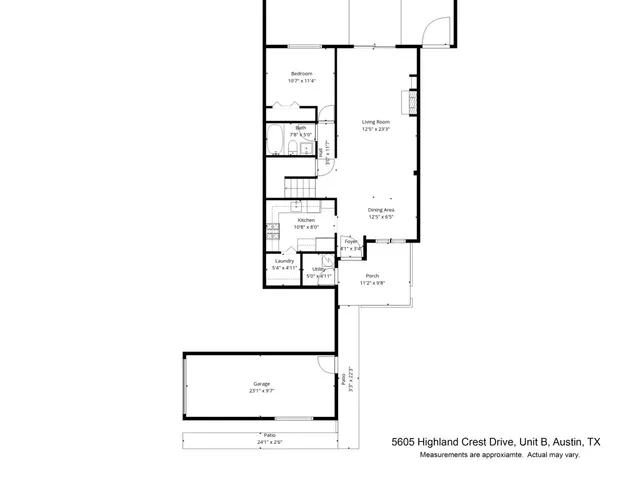 $2,800 | 5605 Highland Crest Drive, Unit B, Austin, TX 78731