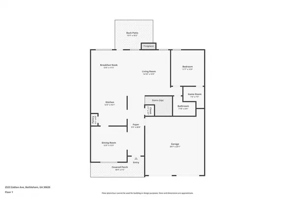 $420,000 | 2523 Zablan Avenue, Bethlehem, GA 30620