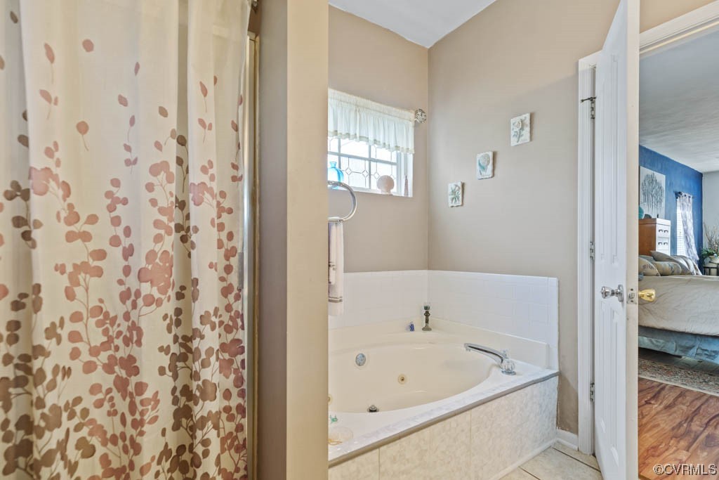 14618 Clover Ridge Lane Chesterfield, VA 23832 - Photo 17 of 30 Primary bathroom w/ jetted tub and walk in shower