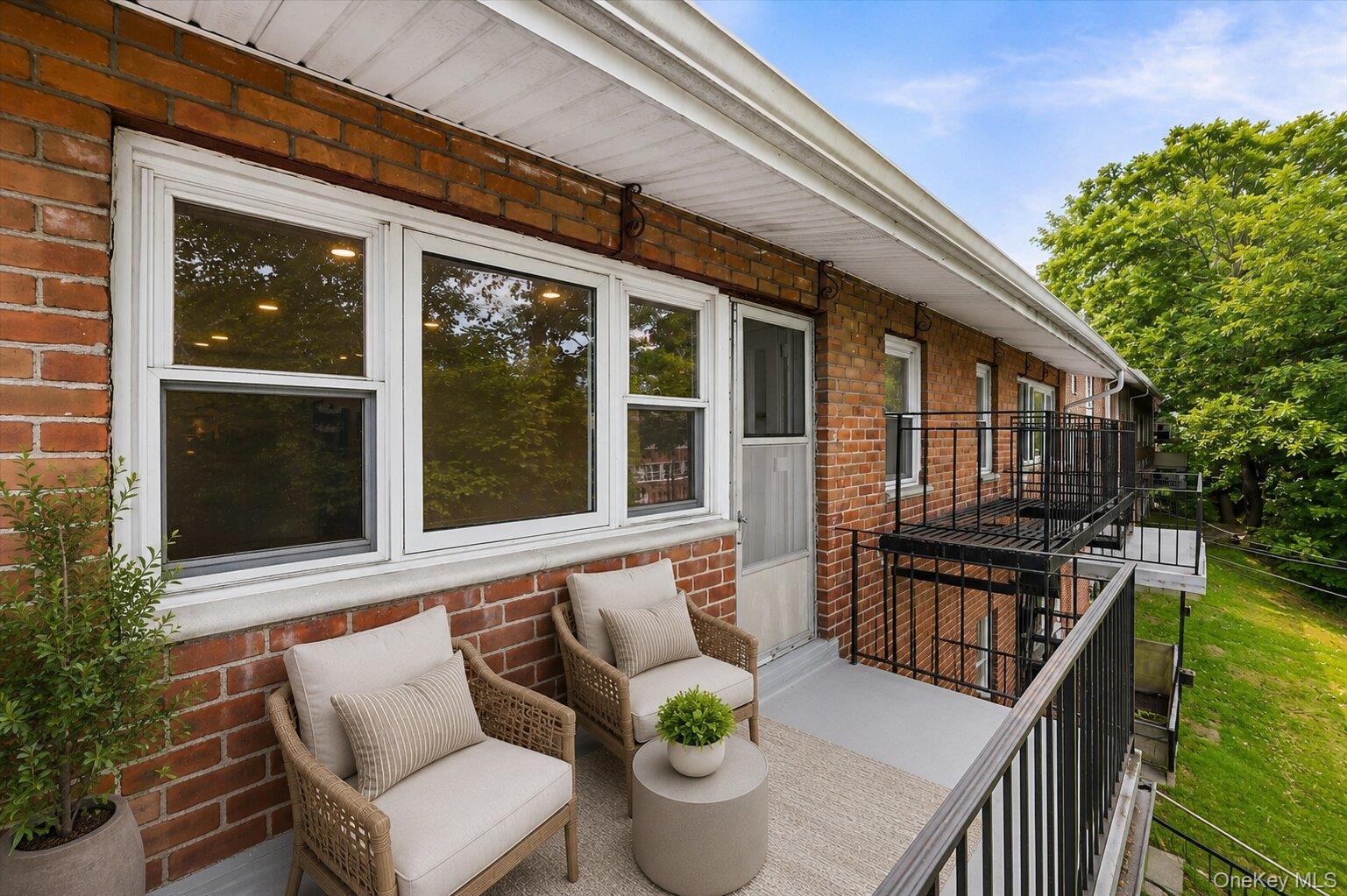 665 Pelham Road, Unit A15 New Rochelle, NY 10805 - Photo 23 of 33 Balcony -- Virtually Staged