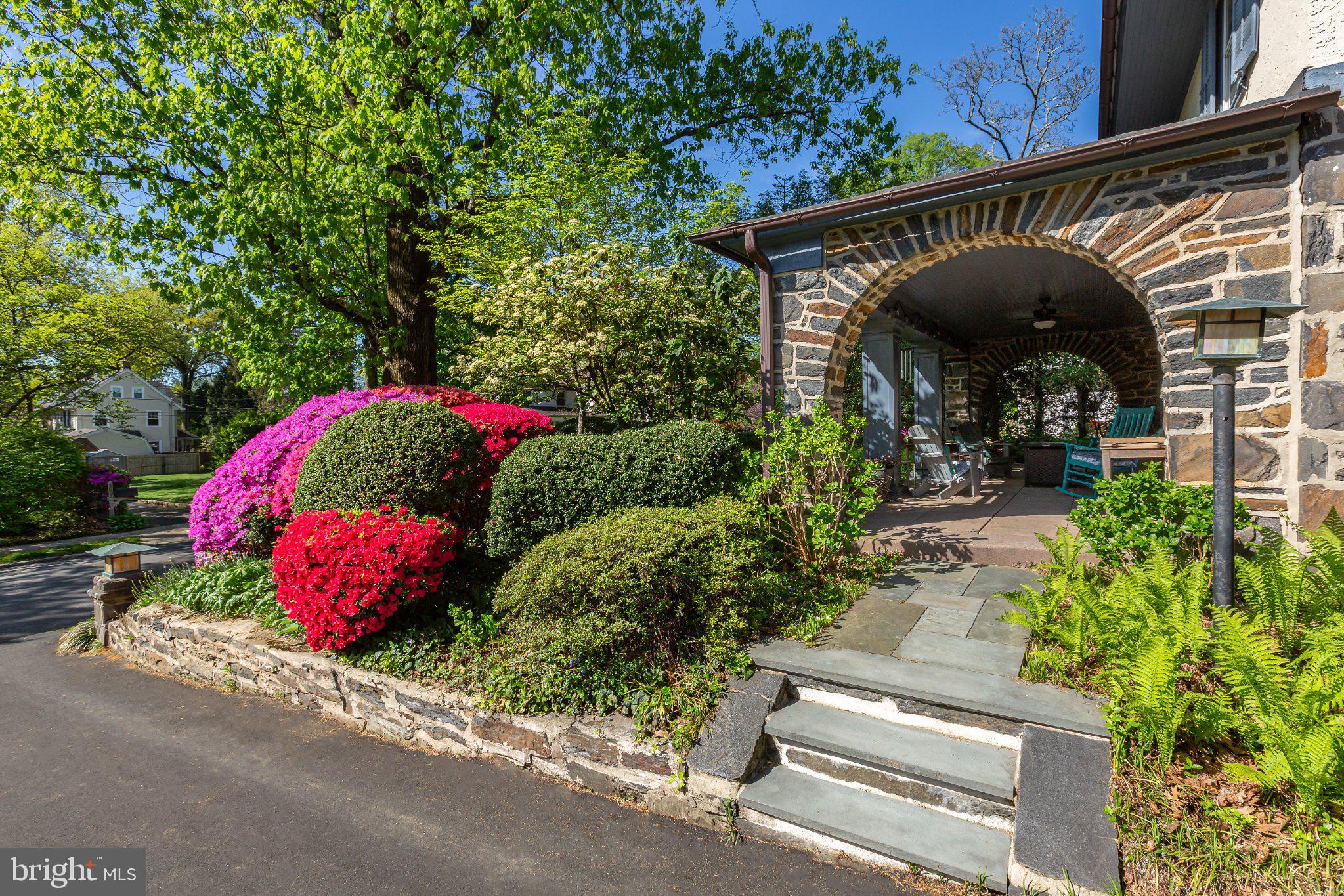 123 Penarth Road Bala Cynwyd, PA 19004 - Photo 6 of 62 Charming Front Porch w/ Archways