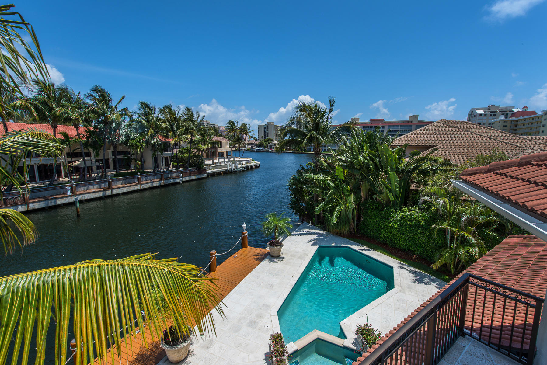891 Northeast 78th Street Boca Raton, FL 33487 - Photo 31 of 35 View from Master Bedroom Patio