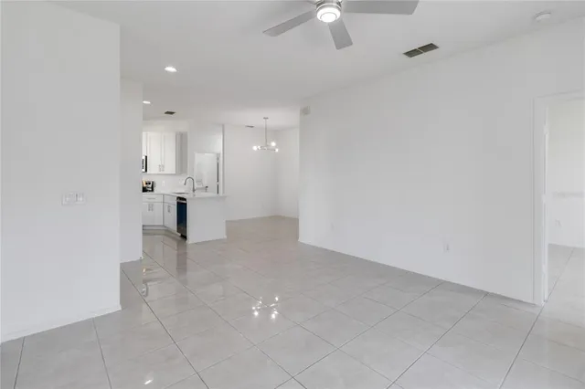 a view of an empty room