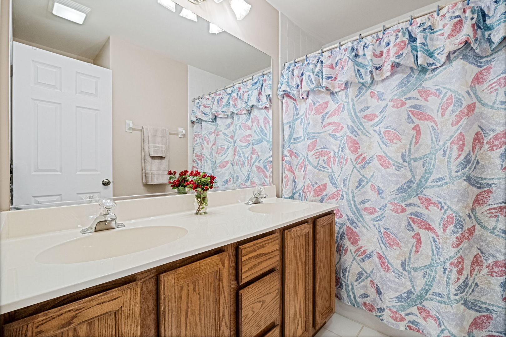 145 Barnes Road Elgin, IL 60124 - Photo 13 of 45 a bathroom with a sink and a mirror