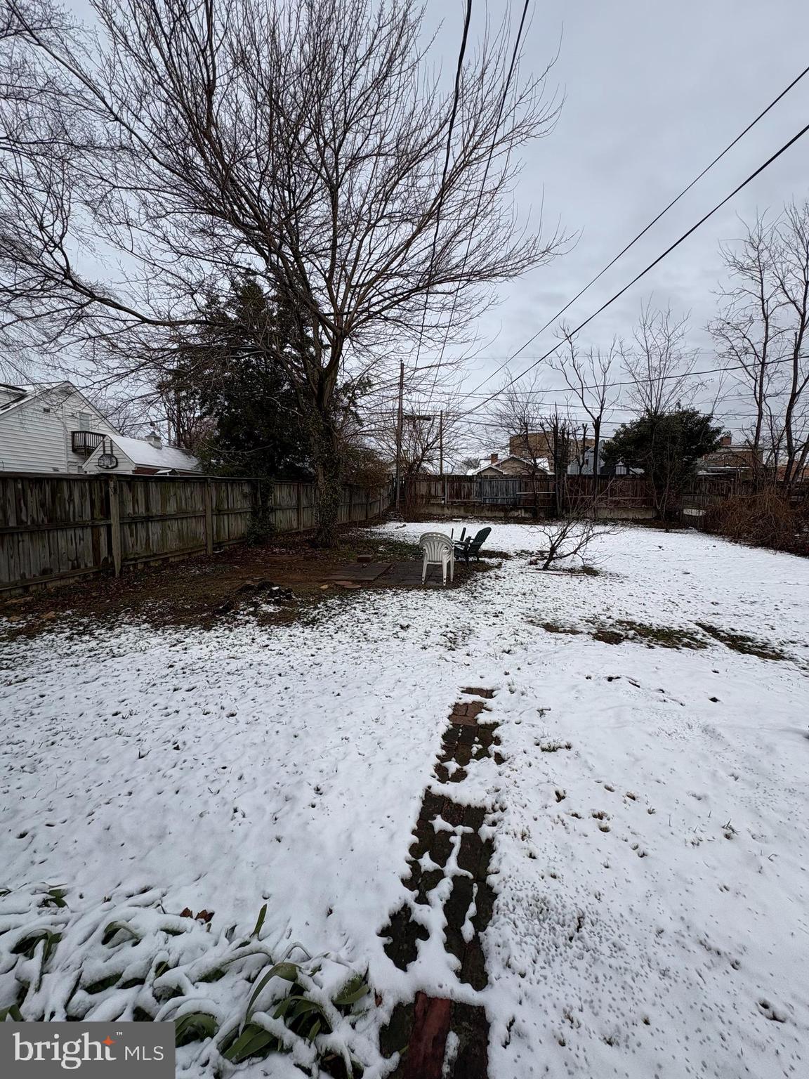 523 24th Street South Arlington, VA 22202 - Photo 17 of 18 a view of a yard with snow on the road