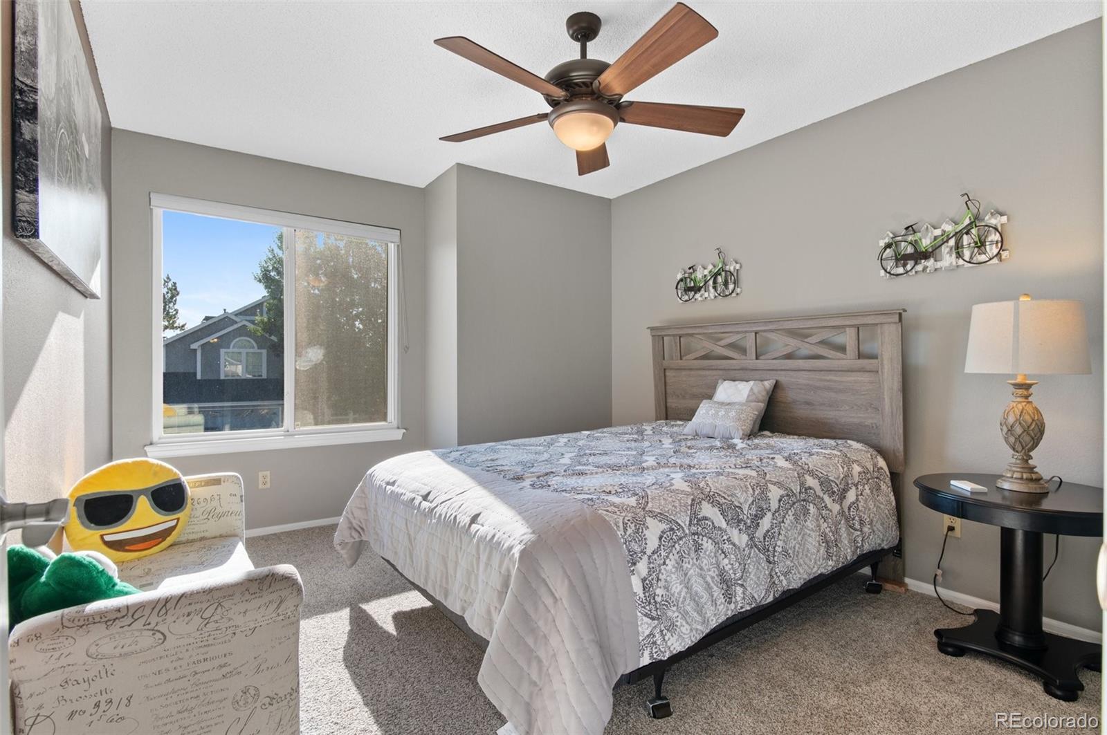 9836 Buckingham Court Highlands Ranch, CO 80130 - Photo 34 of 42 a bedroom with bed and window