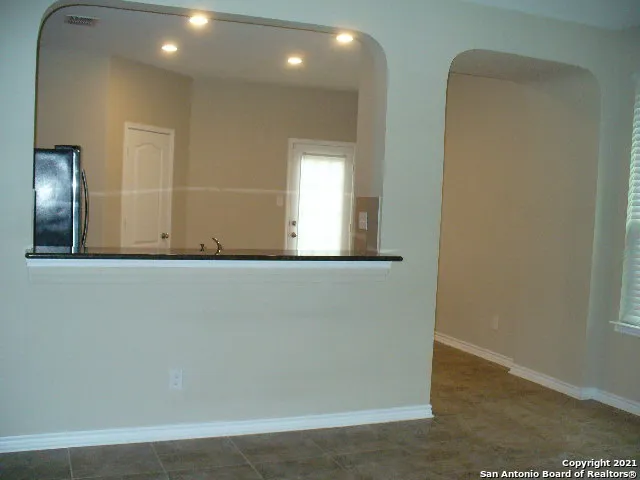 a view of a room with window