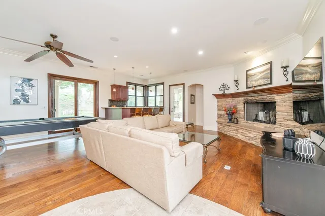 a media room with lots of chairs and a projector screen