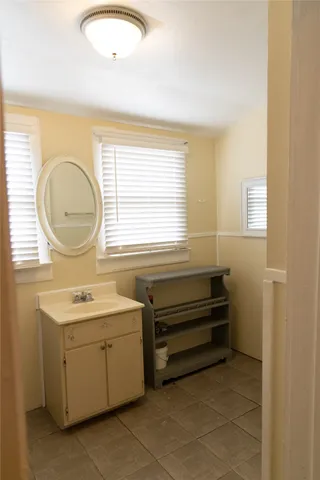 a room with storage and utility