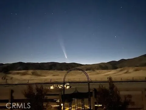 a view of a lake with a mountain in the background