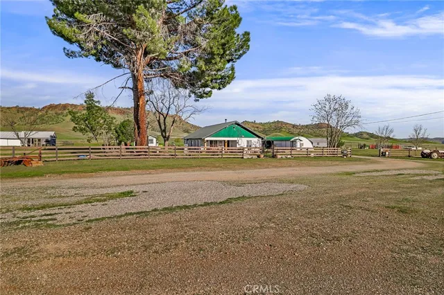 a view of a garden with a swimming pool
