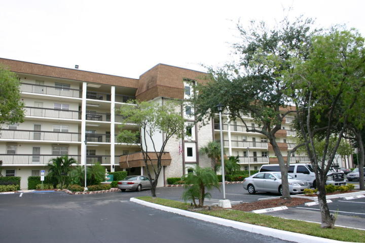 front of building