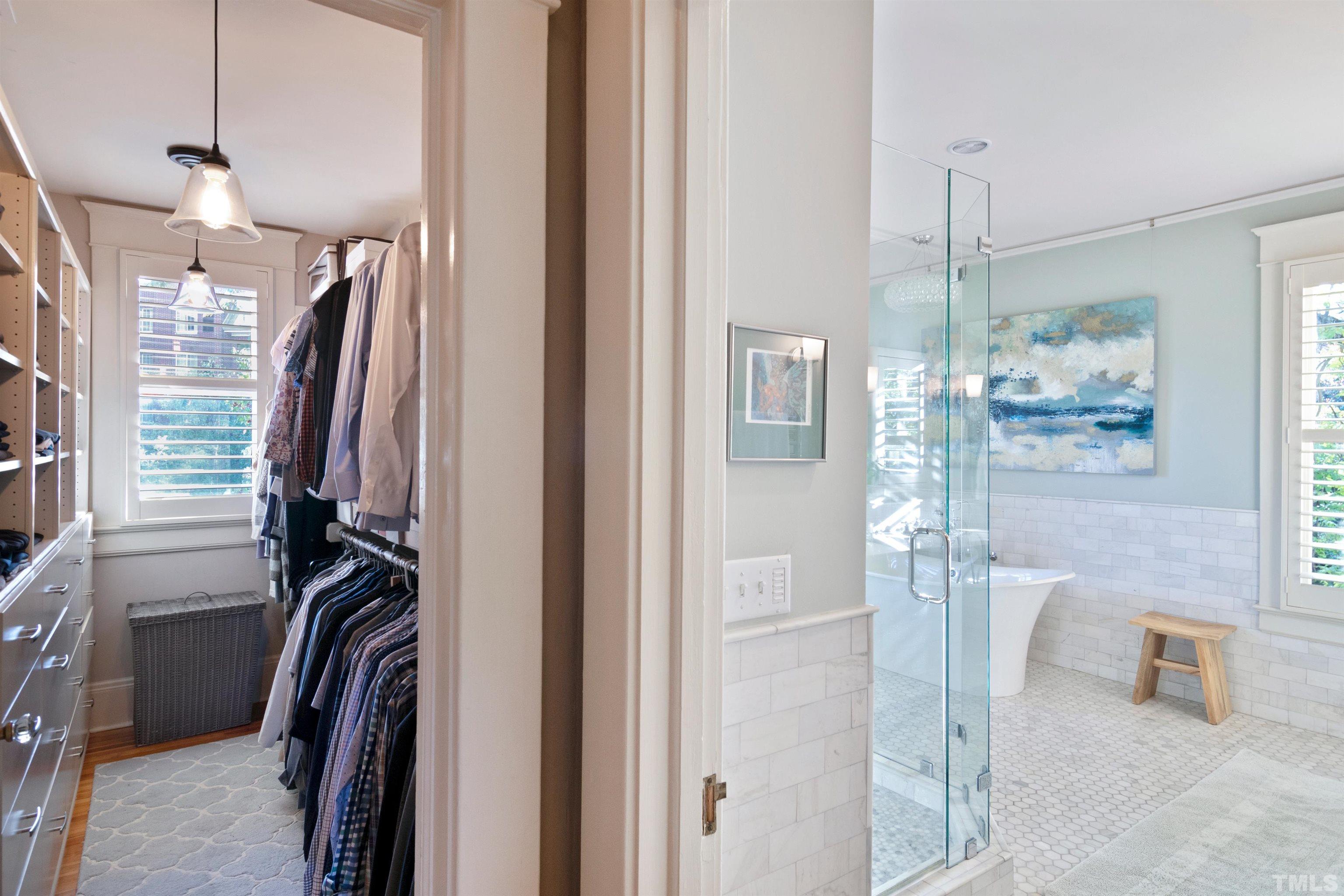 115 Watts Street Durham, NC 27701 - Photo 15 of 30 a view of a bathroom with a shower
