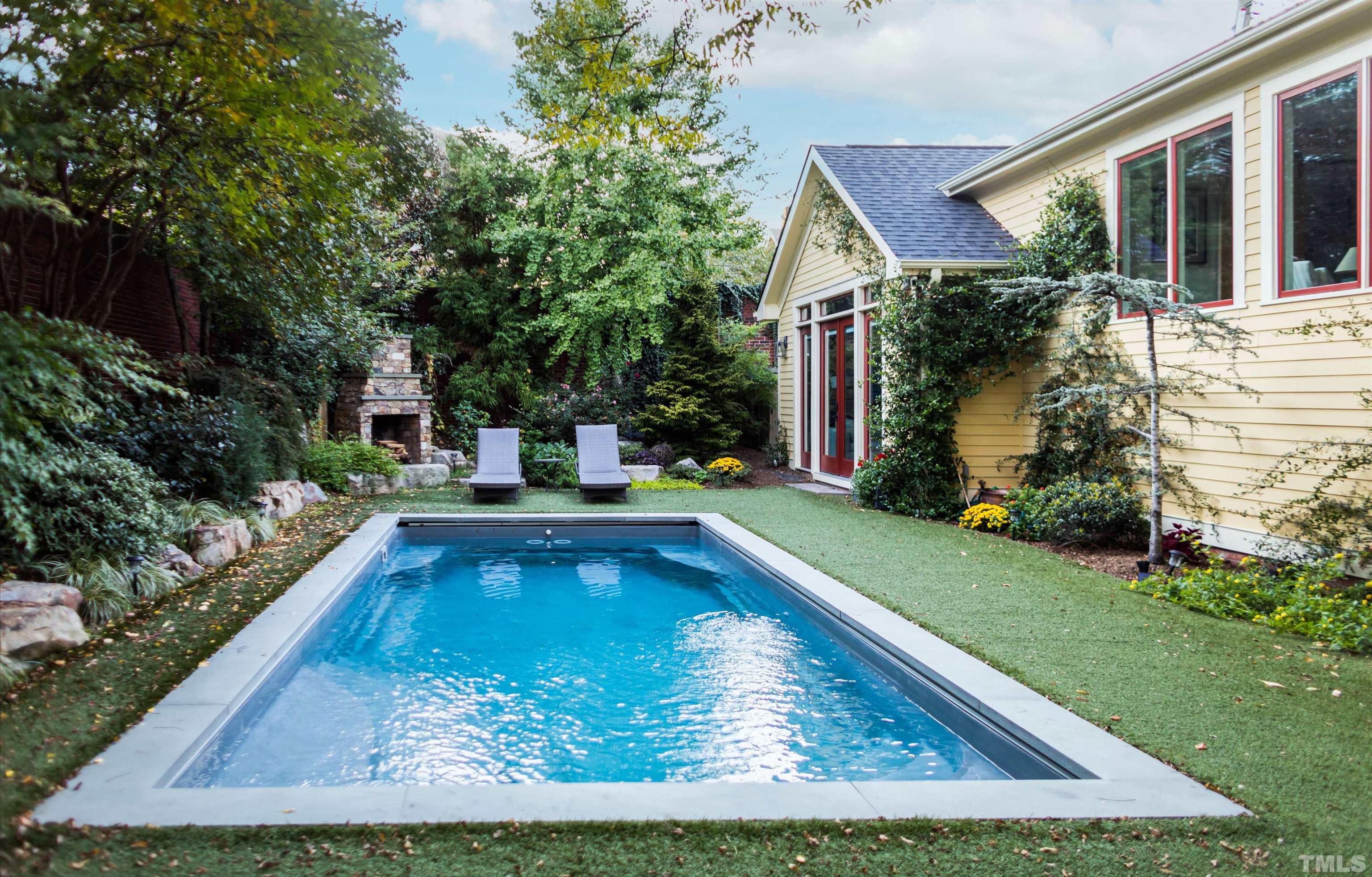 115 Watts Street Durham, NC 27701 - Photo 25 of 30 a view of a house with backyard