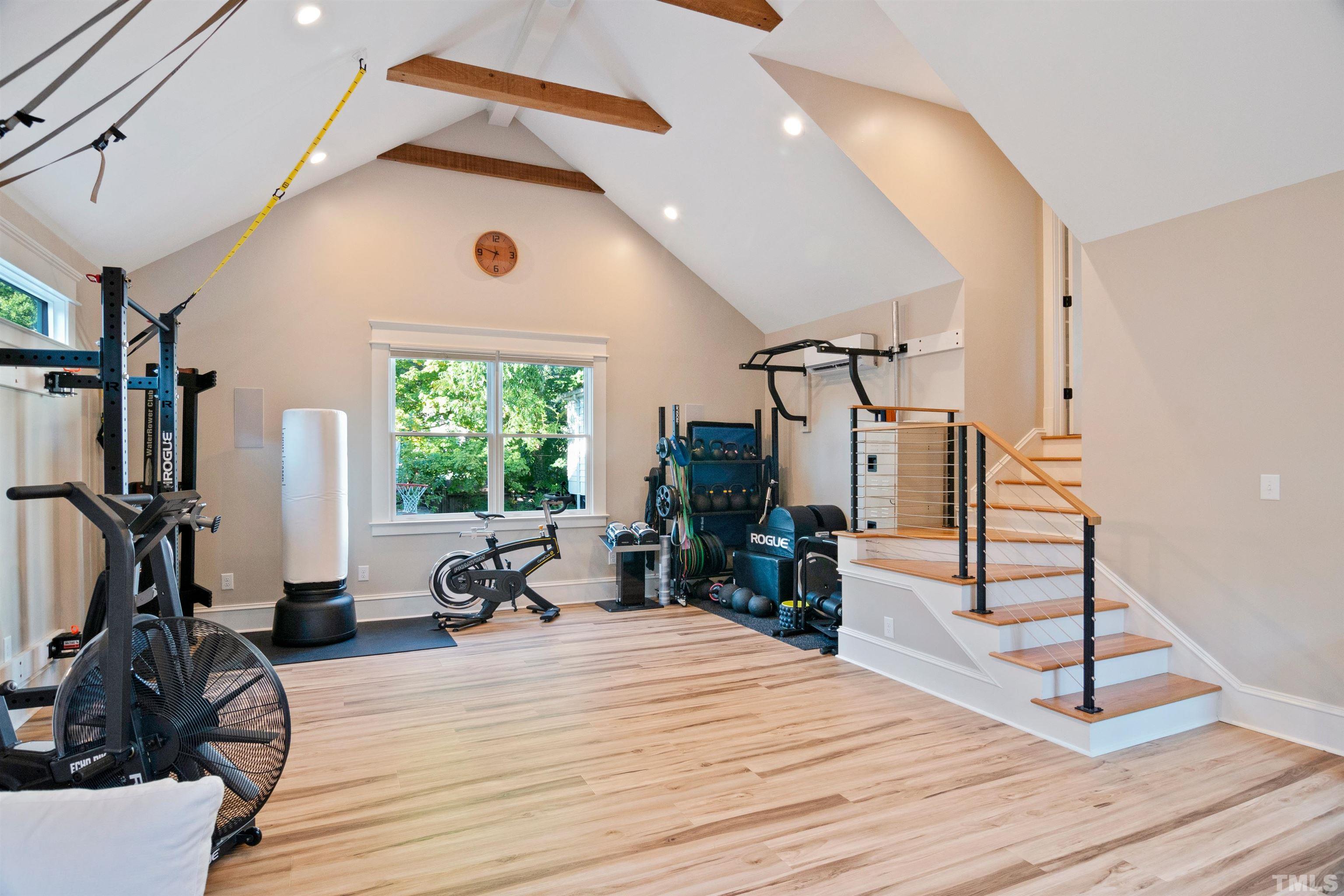 115 Watts Street Durham, NC 27701 - Photo 26 of 30 a view of a room with gym equipment