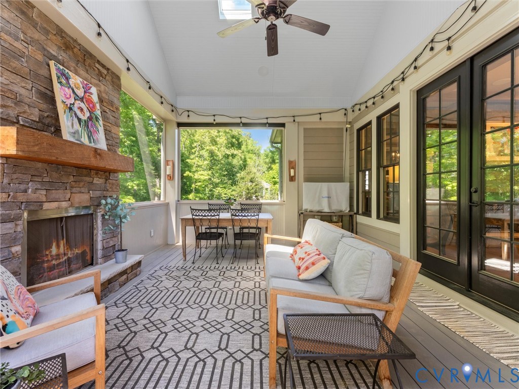 16131 Binley Road Midlothian, VA 23112 - Photo 57 of 99 Screened-in rear porch.