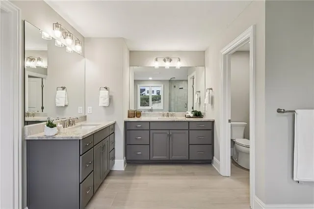 a view of a building from a balcony