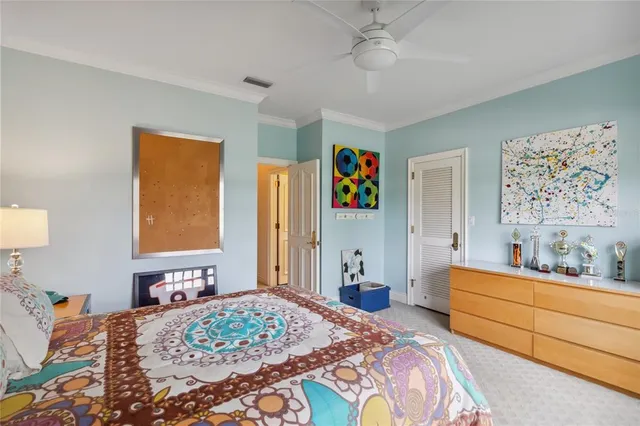 an aerial view of house with yard