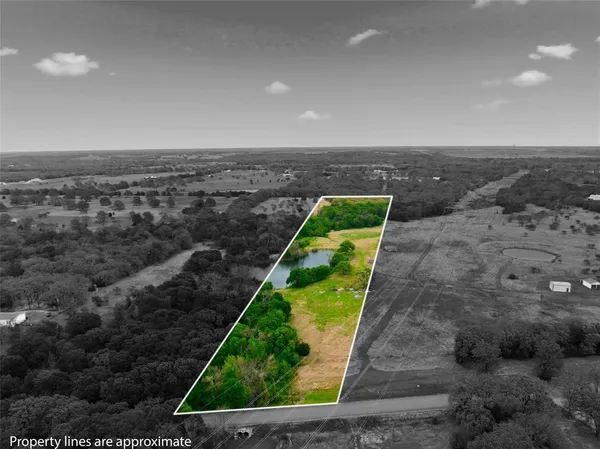 a view of a yard with a swimming pool